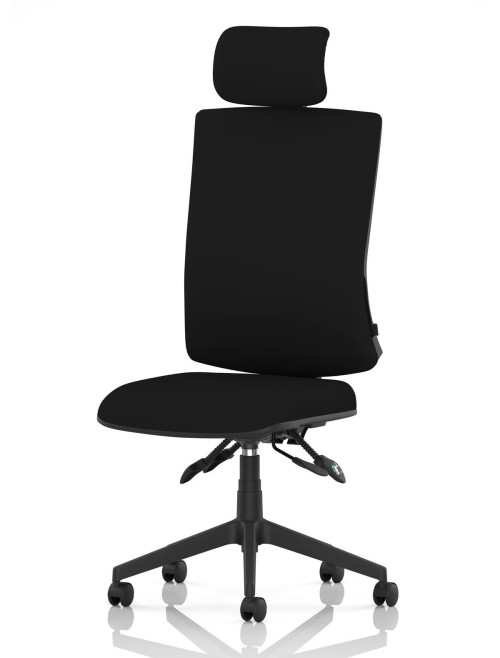 Office Chairs Orlena Black Task Operator Chair OP000382 - enlarged view
