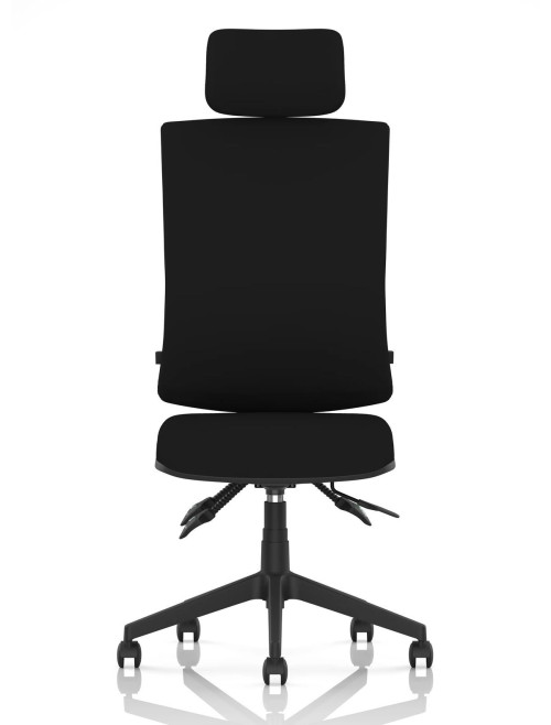 Office Chairs Orlena Black Task Operator Chair OP000382 - enlarged view