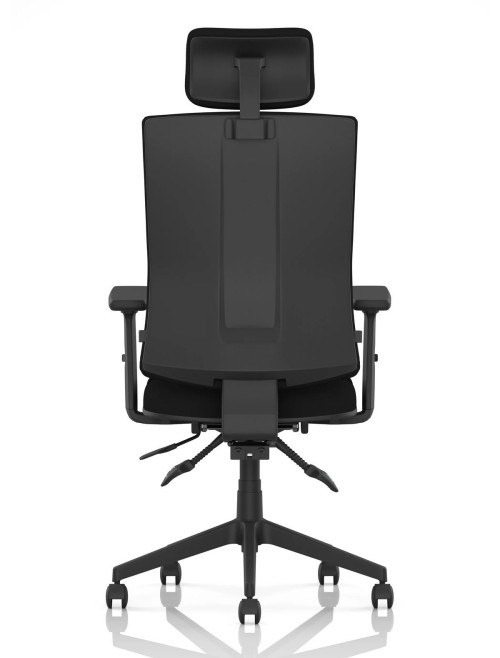 Office Chairs Orlena Black Task Operator Chair with Arms OP000383 - enlarged view