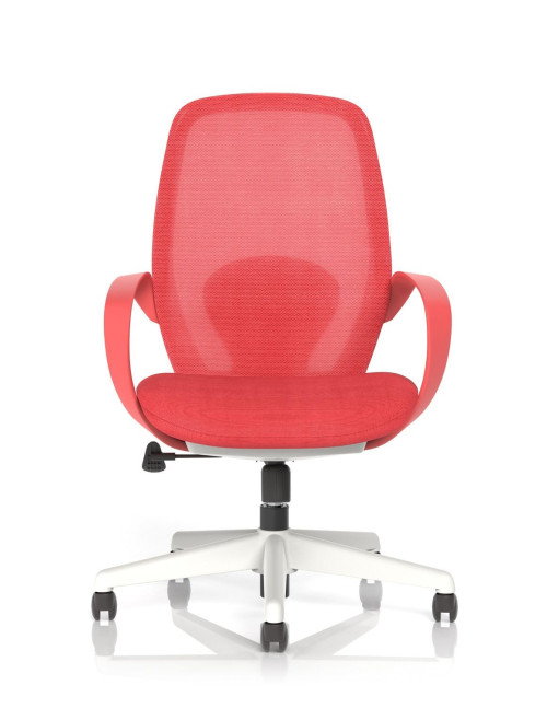 Mesh Office Chair Red Ariel Task Operator Chair OP000359 - enlarged view