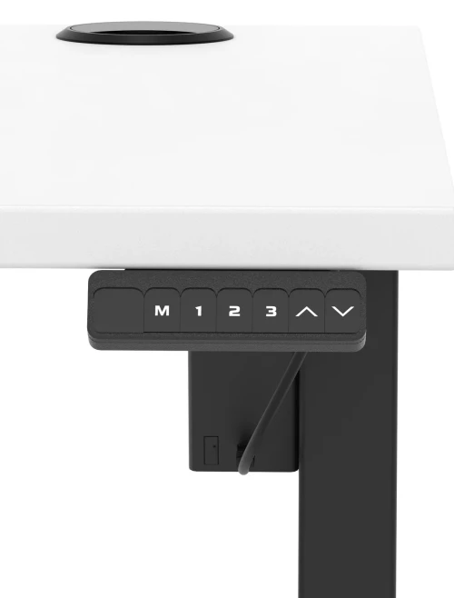 Air Lite Height Adjustable Office Desk Moss Green 1200mm Sit Stand Desk HA04487 - enlarged view