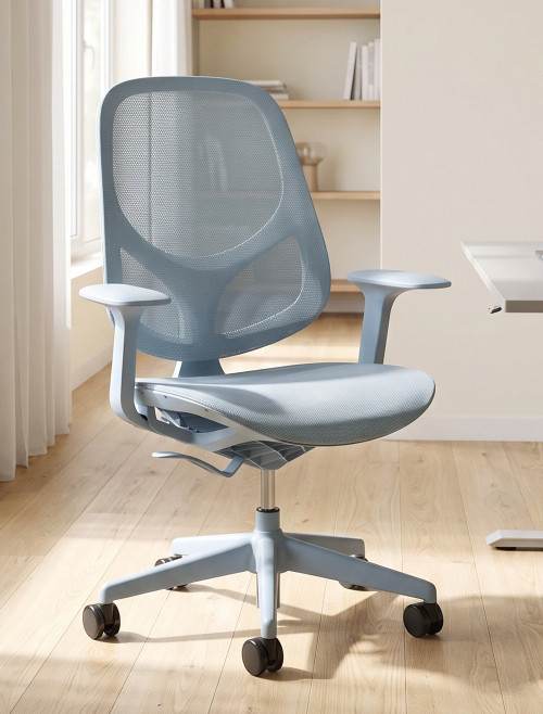 Mesh Office Chair Light Blue Tutti Task Operator Chair OP000361