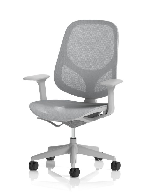 Mesh Office Chair Grey Tutti Task Operator Chair OP000363 - enlarged view