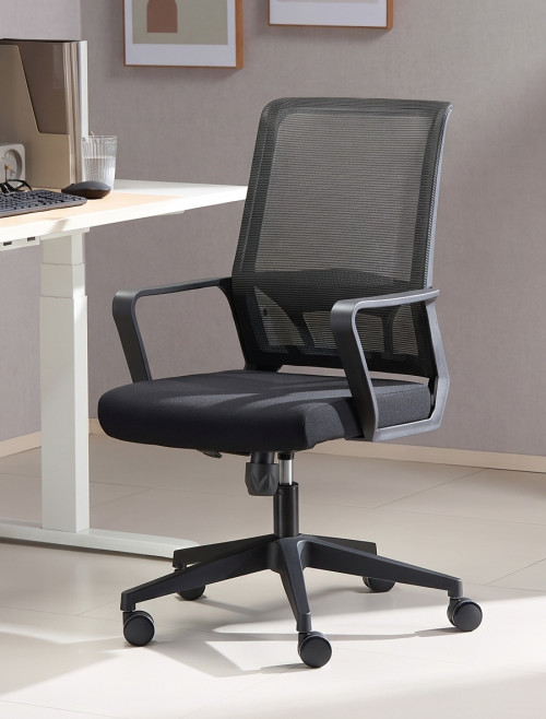 Mesh Office Chair Cambridge Black Office Chair CH-CAM-BLK
