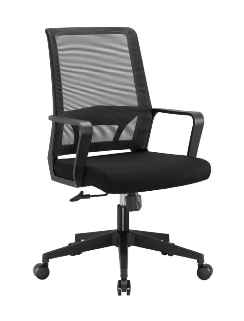 Mesh Office Chair Cambridge Black Office Chair CH-CAM-BLK - enlarged view