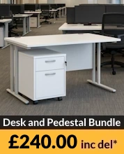 1200mm Office Desk and Pedestal Bundle