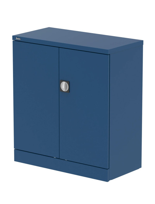 Office Storage Qube 2 Door Metal Office Cupboard Blue 1020mm QC1BLU - enlarged view