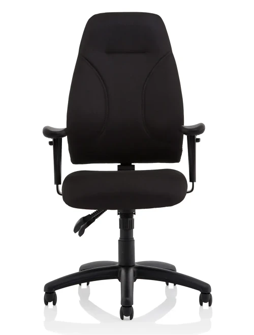 Office Chair Black Esme Fabric High Back Task Operator Chair OP000232 - enlarged view