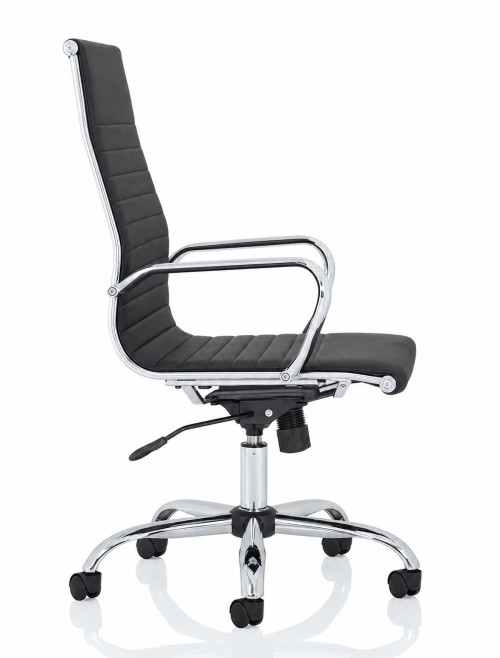 Office Chair Black Nola High Back Bonded Leather Executive Chair OP000226 - enlarged view