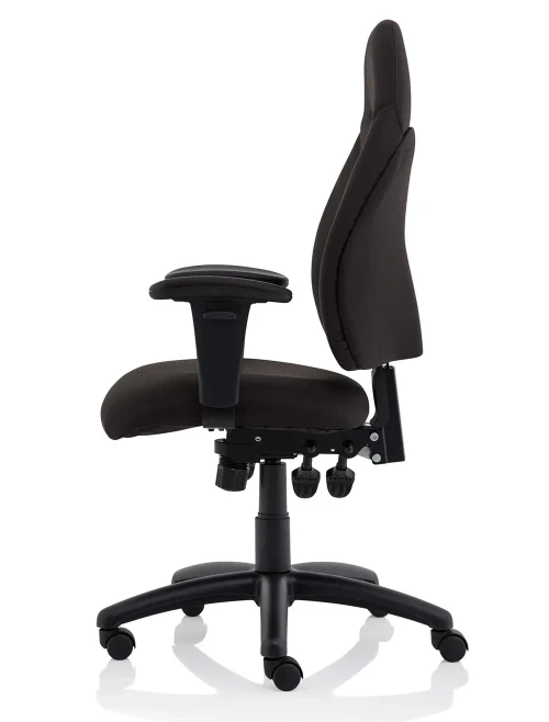Office Chair Black Esme Fabric High Back Task Operator Chair OP000232 - enlarged view