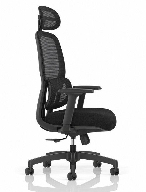 Mesh Office Chair Black Rowan Computer Chair OP000369 - enlarged view