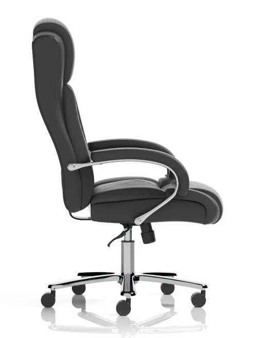 Heavy Duty Chair Austin Black Faux Leather Bariatric Chair OP000365 - enlarged view