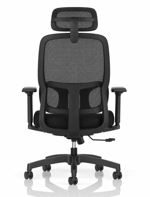 Mesh Office Chair Black Rowan Computer Chair OP000369 - enlarged view