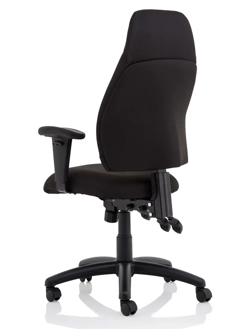 Office Chair Black Esme Fabric High Back Task Operator Chair OP000232 - enlarged view