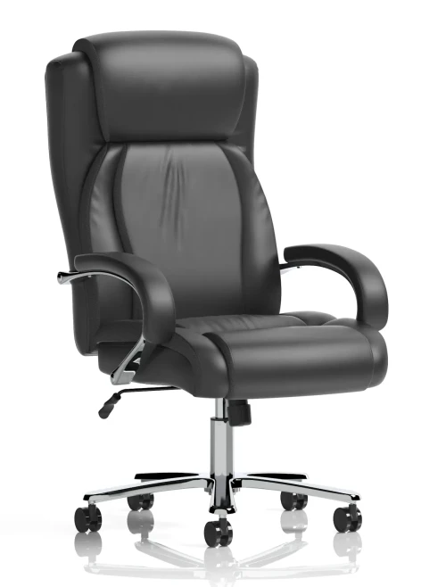 Heavy Duty Chair Austin Black Faux Leather Bariatric Chair OP000365 - enlarged view