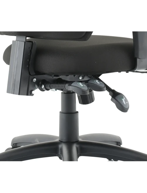 Office Chair Black Esme Fabric High Back Task Operator Chair OP000232 - enlarged view