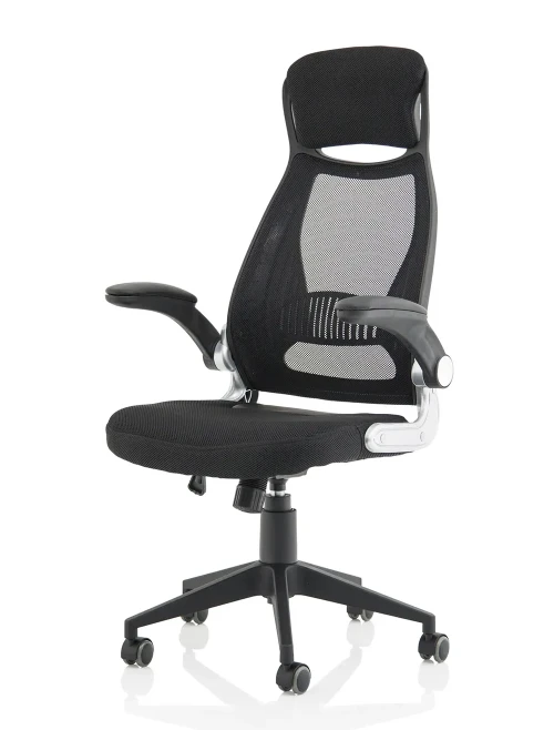 Mesh Office Chair Black Saturn High Back Executive Chair EX000241 - enlarged view