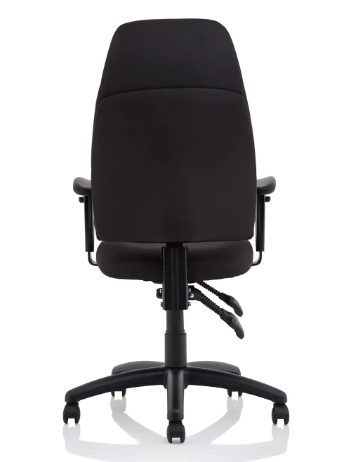 Office Chair Black Esme Fabric High Back Task Operator Chair OP000232 - enlarged view