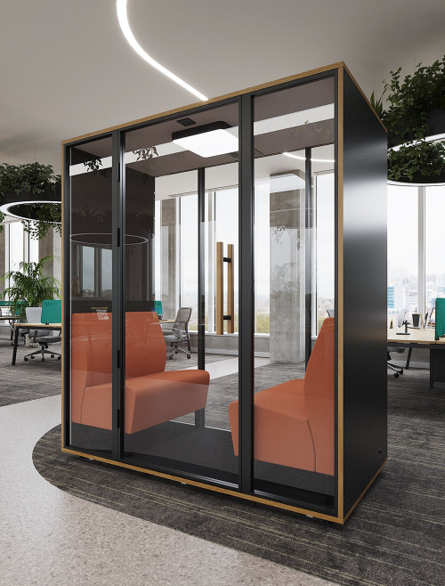 Office Booth Retreat Duo Two Person Acoustic Booth RBX-2