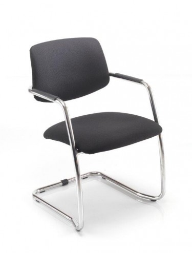 TC Radium CH1741(BK) Fabric Back Visitors Chair