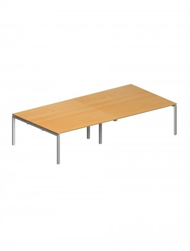 Adapt II Rectangular Bench Boardroom Table EBT3212 3200x1200mm