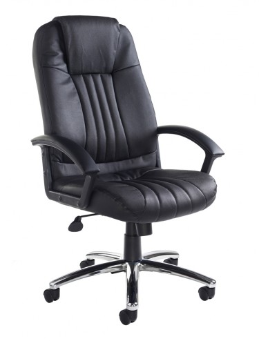 MON300T1 Monaco Leather Faced High Back Managers Chair 